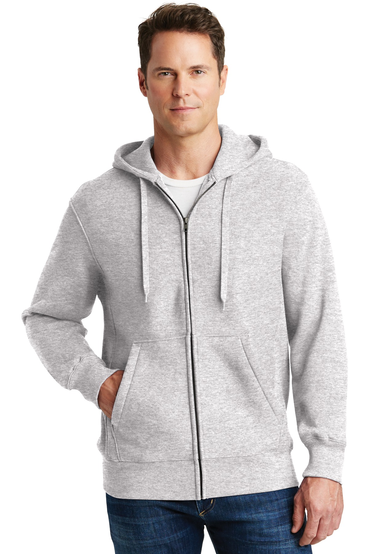 Port & Company Mens Classic Lightweight Hooded Sweatshirt 